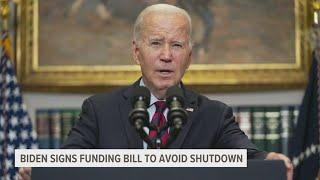 President Biden signs funding bill averting government shutdown