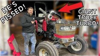 I Put a Massive Turbo on my DAD’s Old Tractor….