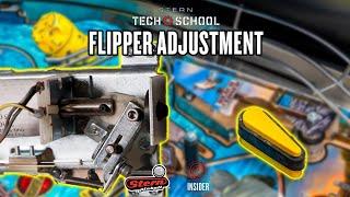 Stern Tech School Flipper Adjustment