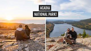 Our FIRST time at Acadia National Park Cadillac Mountain South Bubble Popovers & Beech Cliff