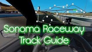 Sonoma Raceway Track Guide win car commentaryfor Beginner to Professional drivers