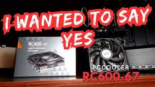 PCCOOLER RC600-67 SFF Low Profile CPU Cooler review