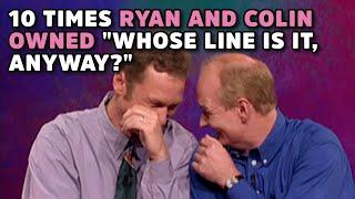 10 Times Ryan And Colin Owned Whose Line Is It Anyway?