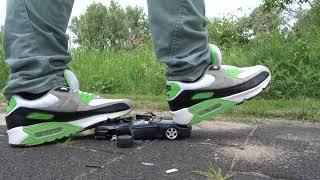 Nike Air Max 90 stomp trample and destroy model toy car