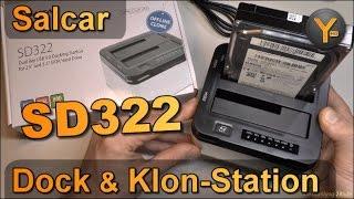 Salcar SD322  USB3.0 S-ATA Festplatten Dock & Klon-Station für 35 und 25 HDD