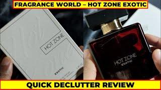 Hot Zone Exotic Review  Fragrance World Perfumes  Middle Eastern Fragrances