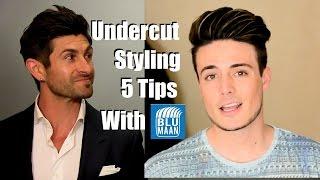 Undercut Hairstyle Tutorial   5 Styling Tips For Medium Length Hair