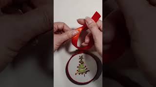 Hand Embroidery Christmas Ornament