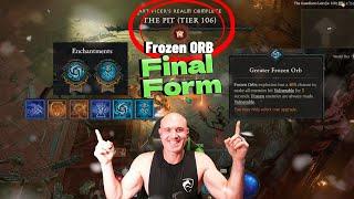 FROZEN Orb SORCERER Build in its FINAL Form Diablo 4 Season 4