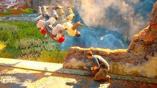 Uncharted 4 PS5 Aggressive Kills & Takedowns & Epic Encounters Moments Gameplay Combat