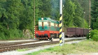 čmeliaky 771 020-5 a 056-9 bardotky 751 035-7 a 075-3 Lietavská Lúčka a Rajec