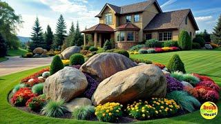 Awesome Boulder Landscaping Tips  Level up Your Outdoor Space  Design a Rock Garden