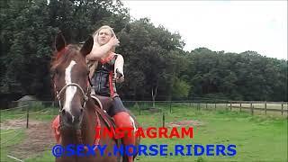 Playing on horseback