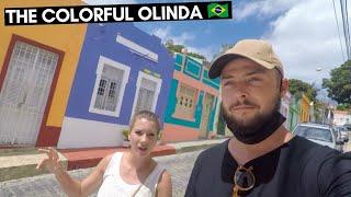 THE COLORFUL BRAZILIAN CITY OF OLINDA  RECIFE BRAZIL  COVID 19 TRAVEL