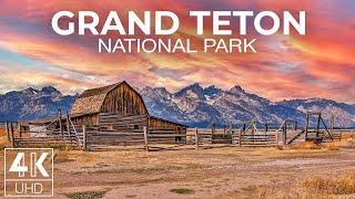 Amazing Mountains of Grand Teton National Park - Wallpapers Slideshow in 4K UHD no sound