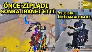 YÜZ YILIN EN İYİ MAÇI  ZIPLAYIP İHANET EDEN TAKIMA YILIN DERSİNİ VERİDM SOLO VS SQUAD PUBG MOBİLE