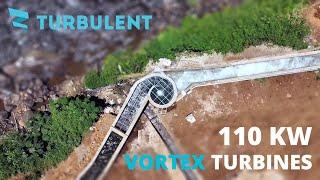 110 kW Turbulent Micro-Hydropower Vortex Turbines in Kenya