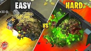 EASY MODE VS HARD MODE Differences Grenade Tricks in Bunker Alfa   Last Day on Earth Survival