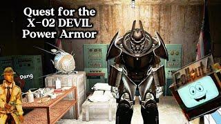 Farting around to find the X-02 Hellfire DEVIL Power Armor  Fallout 4