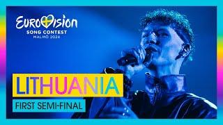Silvester Belt - Luktelk LIVE  Lithuania   First Semi-Final  Eurovision 2024
