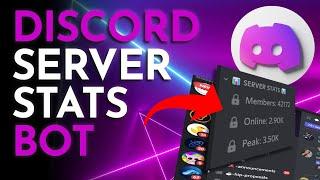 How to Add Server Stats on Discord 2022  server stats bot discord