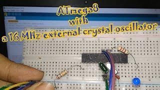 Arduino UNO as ISP Burning Sketch to ATmega8 AVR Microcontroller Directly without Bootloader Faster