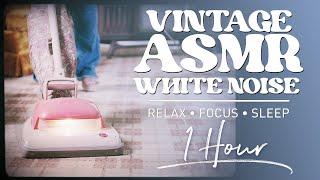 Vintage 70s Hoover Convertible ASMR  Retro White Noise for Sleeping Focus  1 HOUR