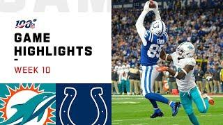 Dolphins vs. Colts Week 10 Highlights  NFL 2019