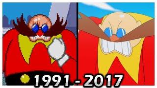 Evolution of Classic Eggman 1991 - 2017