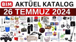 BİM 26 TEMMUZ 2024 AKTÜEL KATALOĞU  BİM ÇEYİZLİK ELEKTRONİK GİYİM ÜRÜNLERİ  BİM TEKSTİL