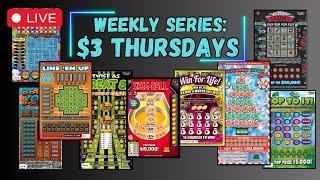 WEEKLY SERIES $3 THURSDAYSCRATCHING LOTTERY TICKETS FROM MULTIPLE STATES