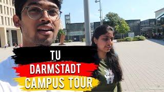 TU Darmstadt Campus tour by Nikhilesh Dhure TU 9 University