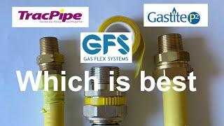 Corrugated stainless steel gas pipe all you need to know  tracpipe gestite or GFS which is best?