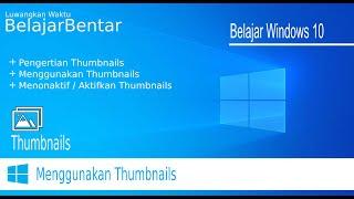 Belajar Windows 10 Cara Menampilkan Thumbnails Gambar Foto Video Dokumen PDF Dll. Indonesia