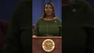 NY AG Letitia James announces a civil lawsuit against Donald Trump #shorts