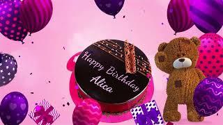 Happy Birthday Alica  Alica Happy Birthday Song