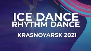 LIVE   Ice Dance Rhythm Dance  Krasnoyarsk 2021 #JGPFigure