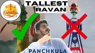 Tallest Ravan Dahan in India at Panchkula   Dusshera 2023  Aahan Walia