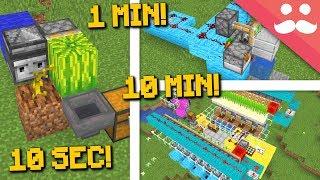 MINECRAFT FARMS 10 Minute 1 Minute 10 Seconds