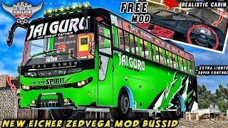 New EICHER ZEDVEGA Mod For BUS SIMULATOR INDONESIA  Free Mod  New Bus Mod  #bussidmods