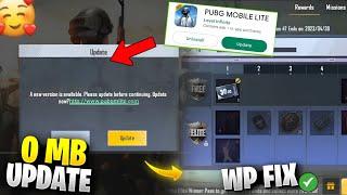 Finnally  0 MB Update Pubg Lite  Winner Pass 60 Not Showing Problem Fix   0.28.0 Update Today 