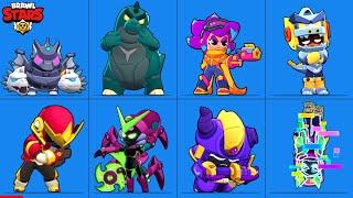Brawl Stars  New April 2024 Update - All Skins Winning and Losing Animations