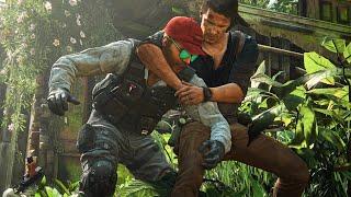 Uncharted 4 PS5 Stealth Gameplay 4K HDR