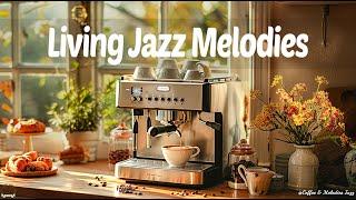 Living Jazz Melodies  Summer Coffee Jazz & Positive Bossa Nova for Relaxing Productivity at Work