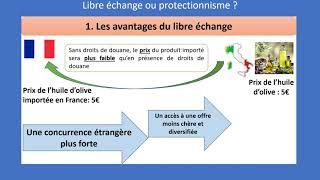 Commerce international 44 Libre échange ou protectionnisme Terminale SES