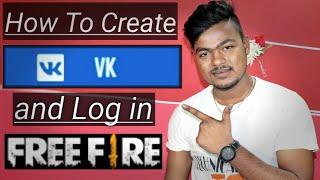 how to create vk account in free fire  vk account kaise banaye