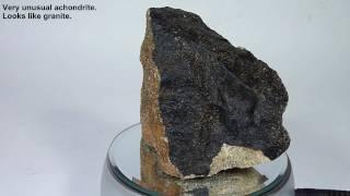 Meteorite MC073 granite eucrite