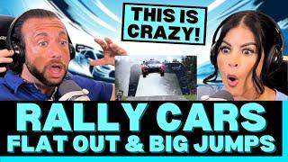 THE CARS ARE INSANE AND THE DRIVING IS TOO WRC Rally  - FLAT OUT & BIG JUMPS first time reaction
