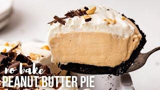 No Bake Peanut Butter Pie l The Recipe Rebel