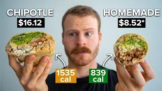 Can I make Chipotles Chicken Burrito cheaper and healthier?